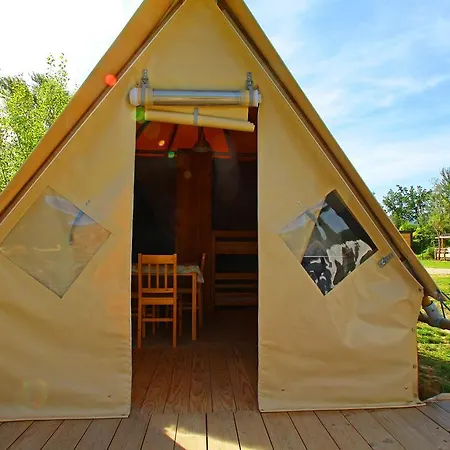 Hotel Camping Le Lac Bleu Châtillon-en-Diois Exterior foto